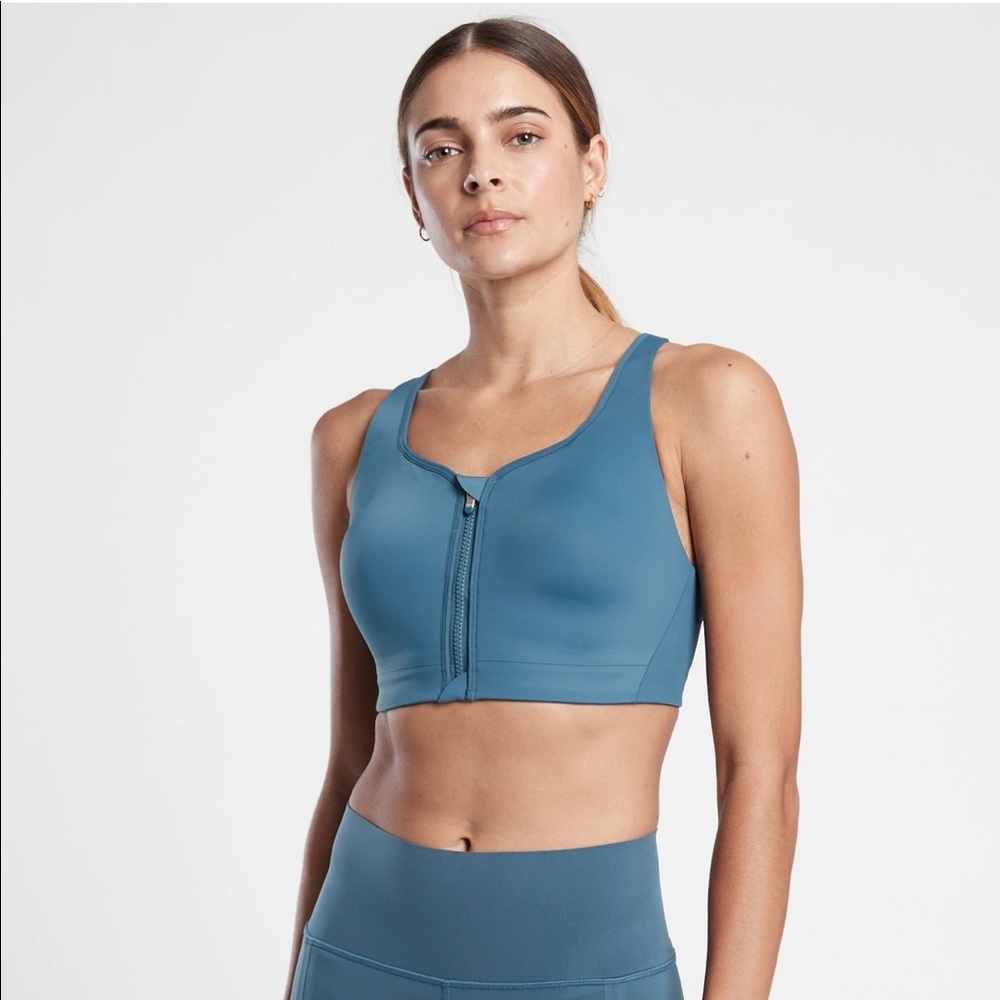 Athleta High Impact Zip-Front Bra